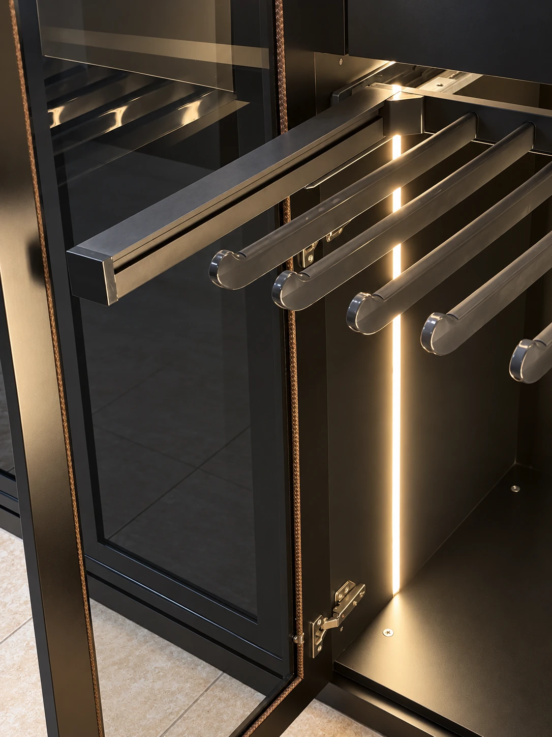 Wardrobe hardware · Retouched project image