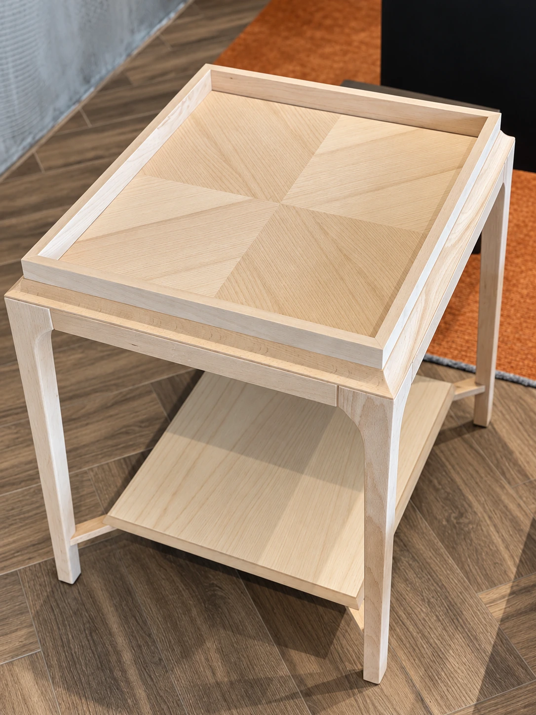 Nested tables before finishing · Retouched project image