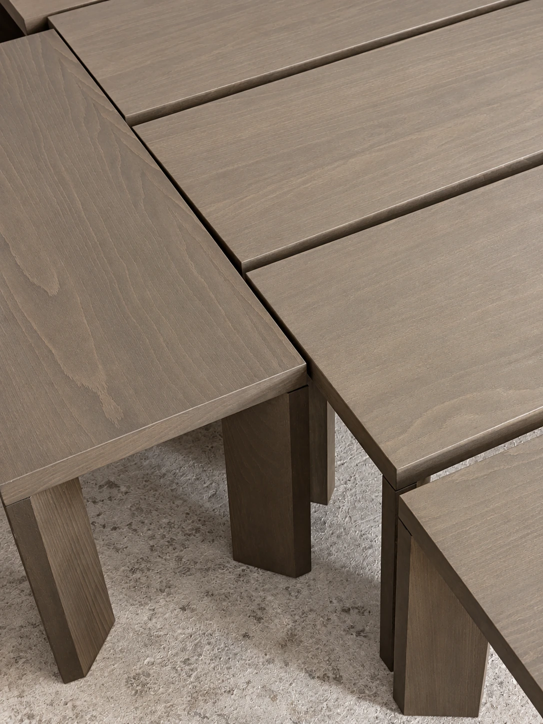 Timber junction detail · Retouched project image