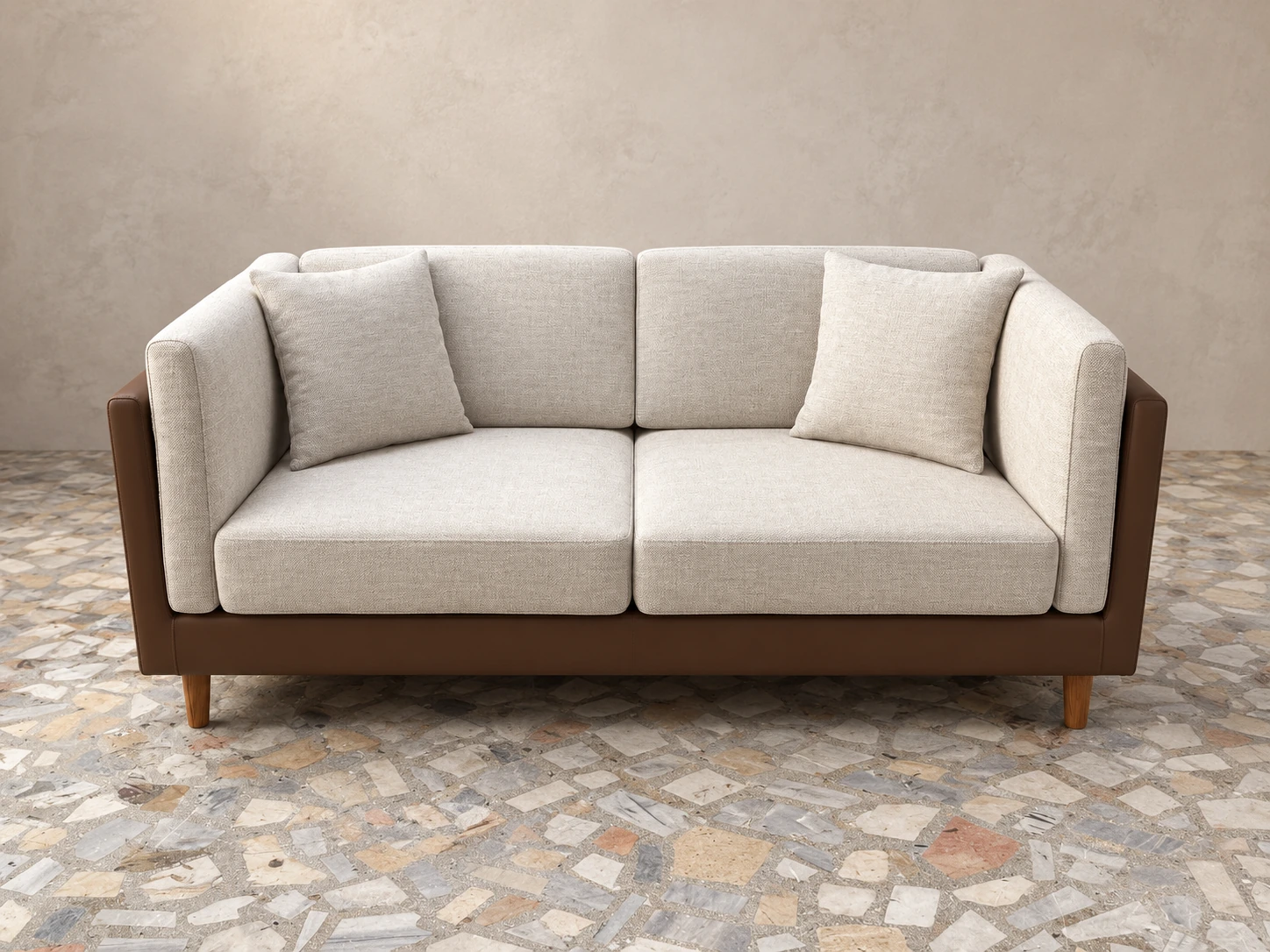Two-seat sofa · Retouched project image