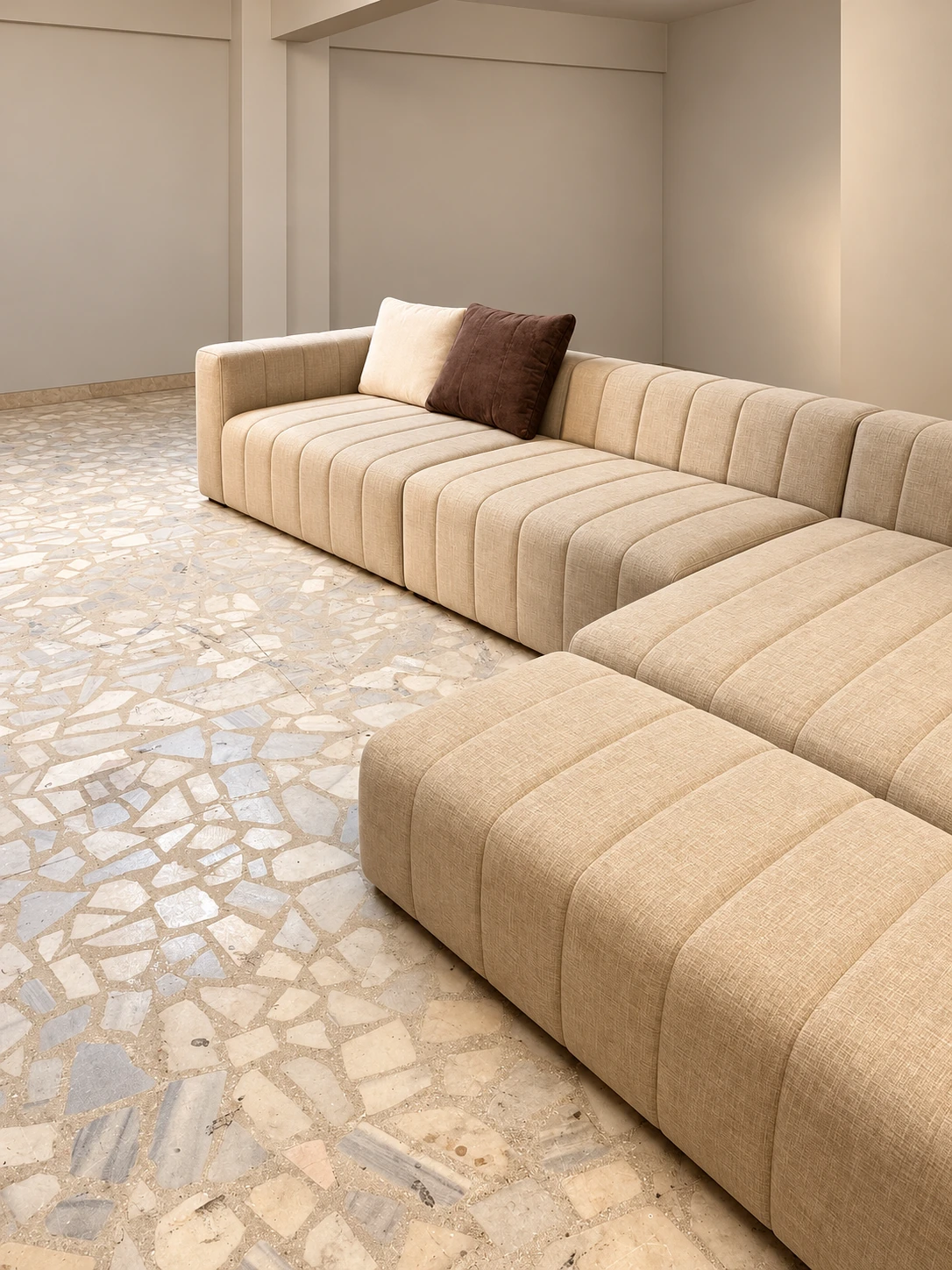 Sectional seating · Retouched project image