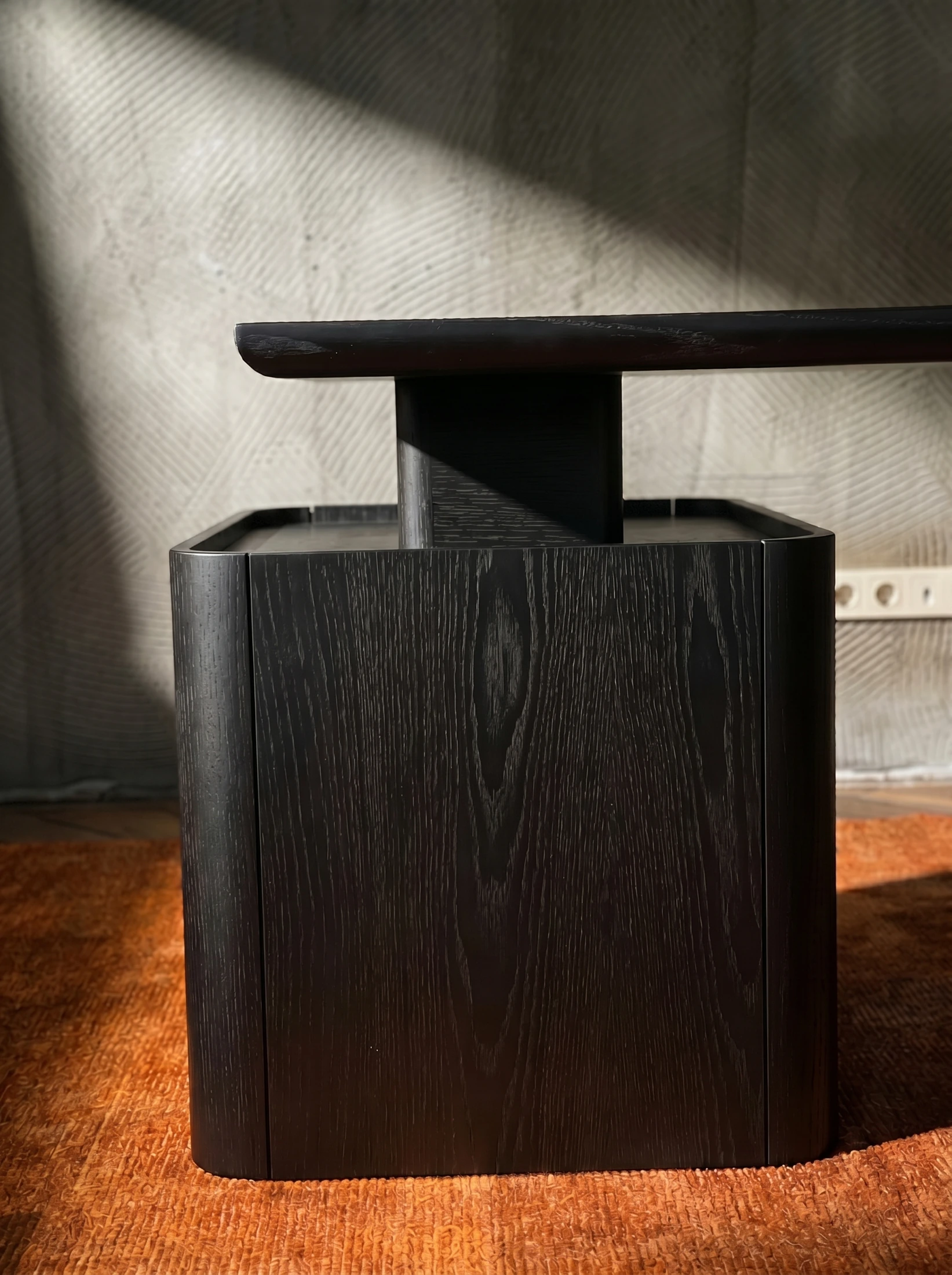Finished desk and pedestal · Edited archive image