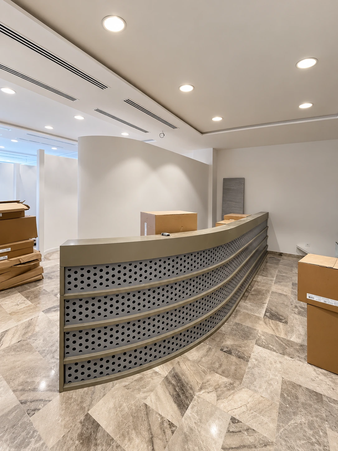 Counter installation · Retouched project image