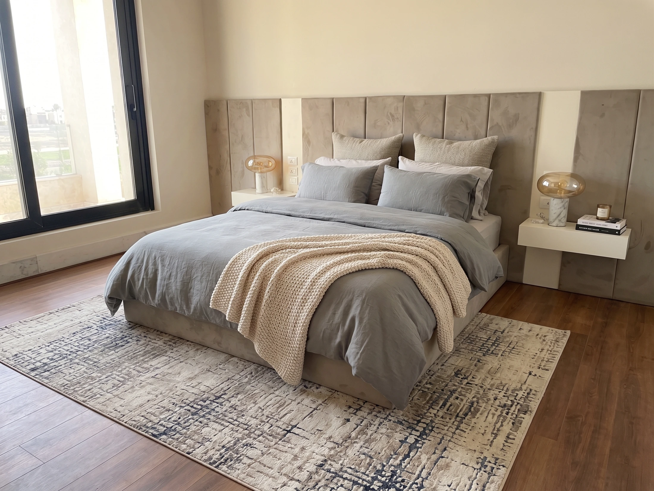 Timber and upholstery · Edited archive image