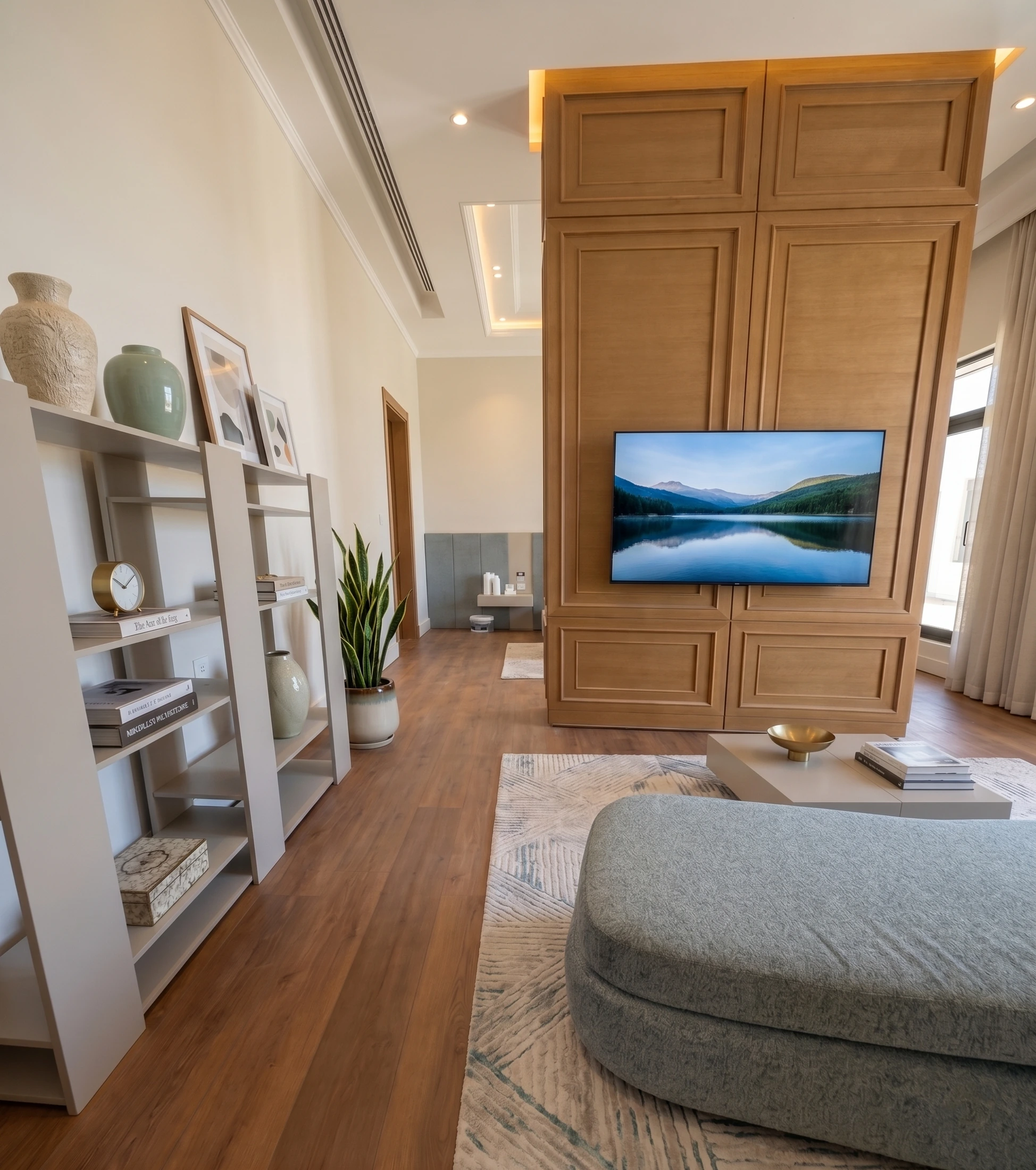 Lounge and divider · Edited archive image