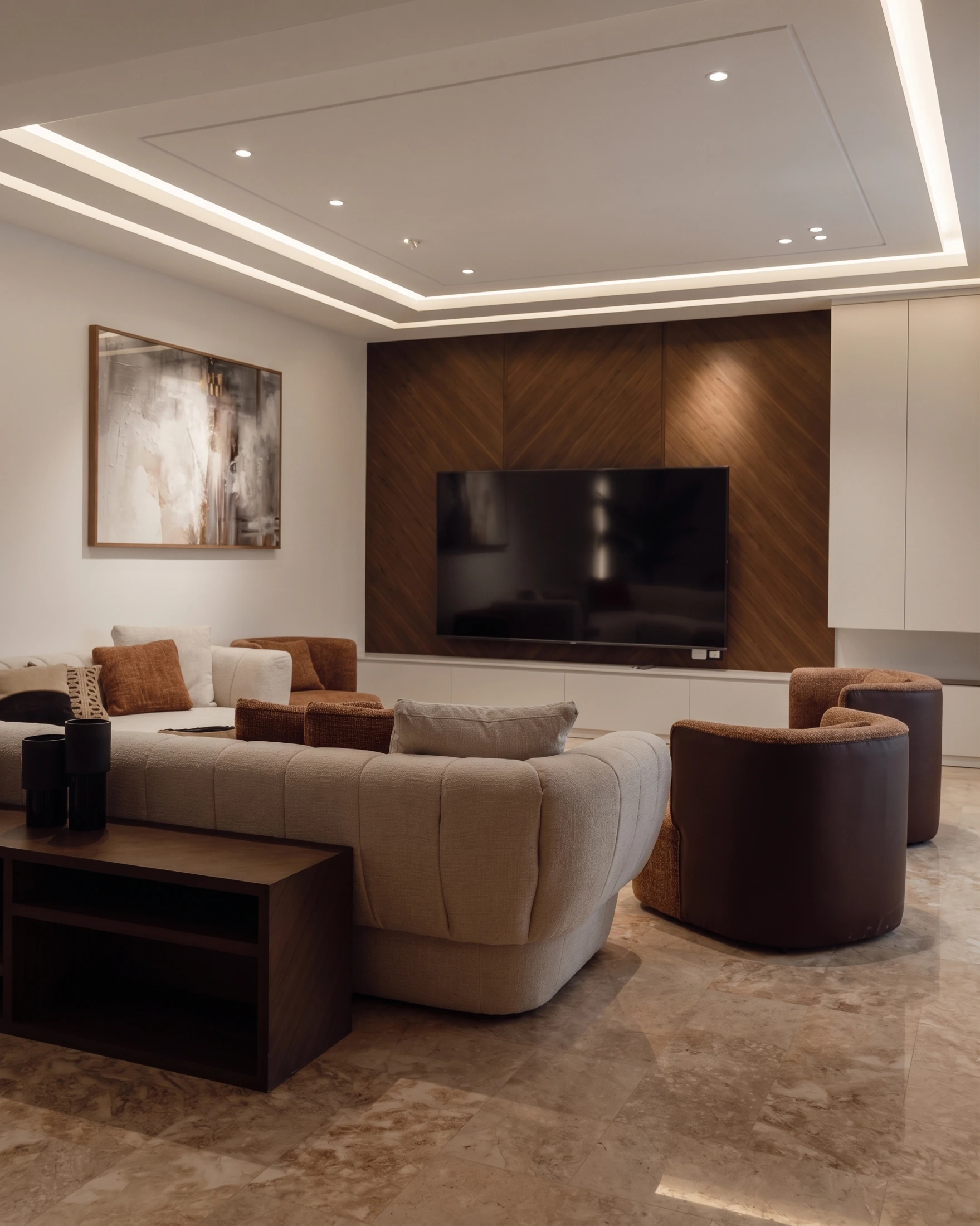 Cream lounge · Edited archive image