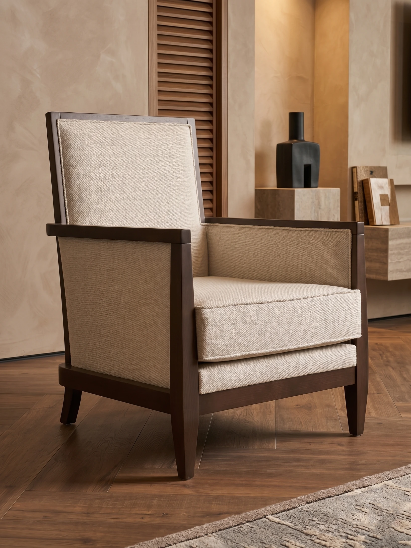 Armchair proportions · Edited archive image
