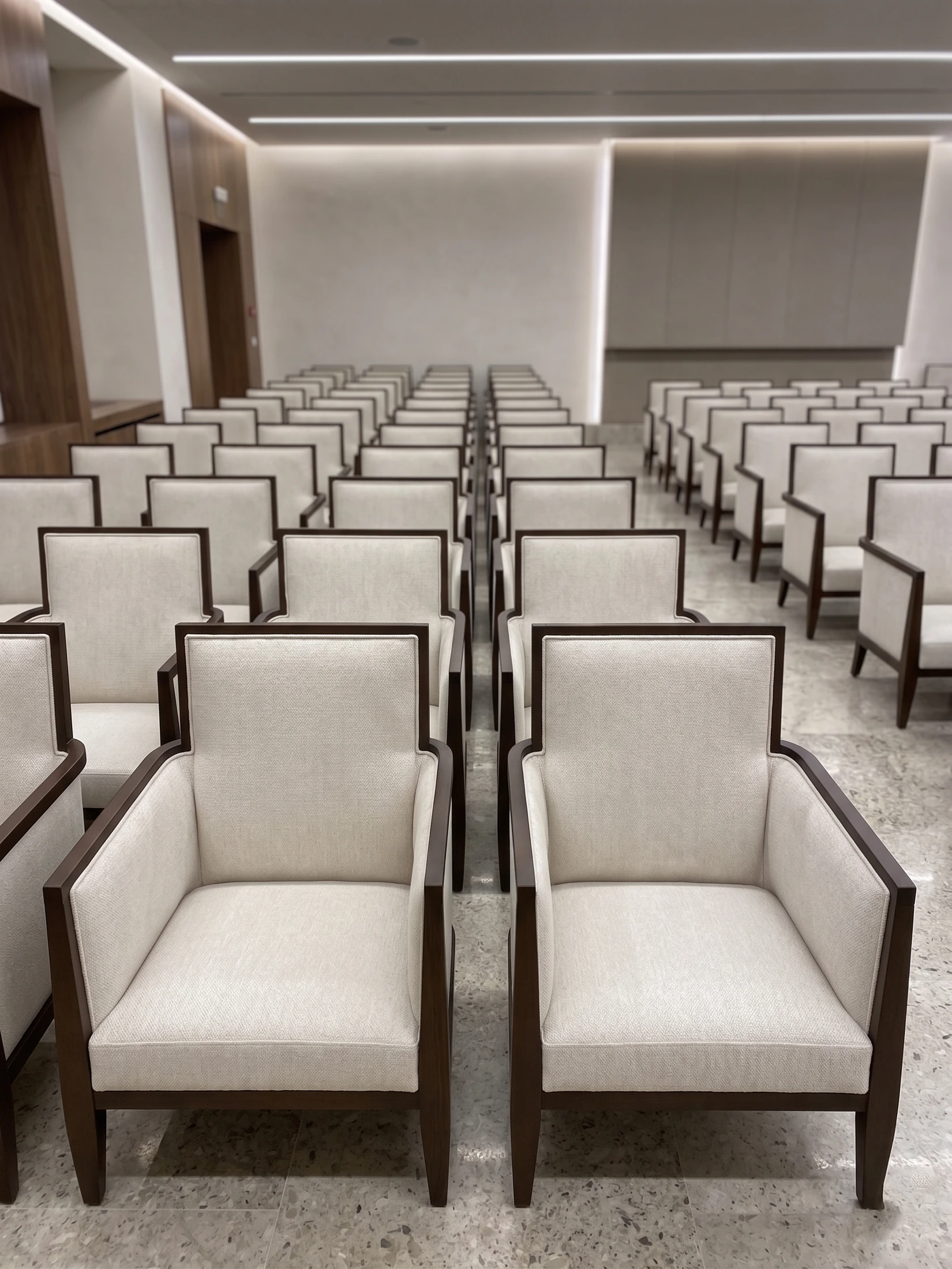 A coordinated seating collection · Edited archive image