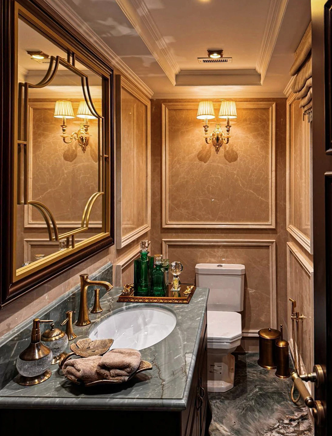 Bathroom finishes · Edited archive image