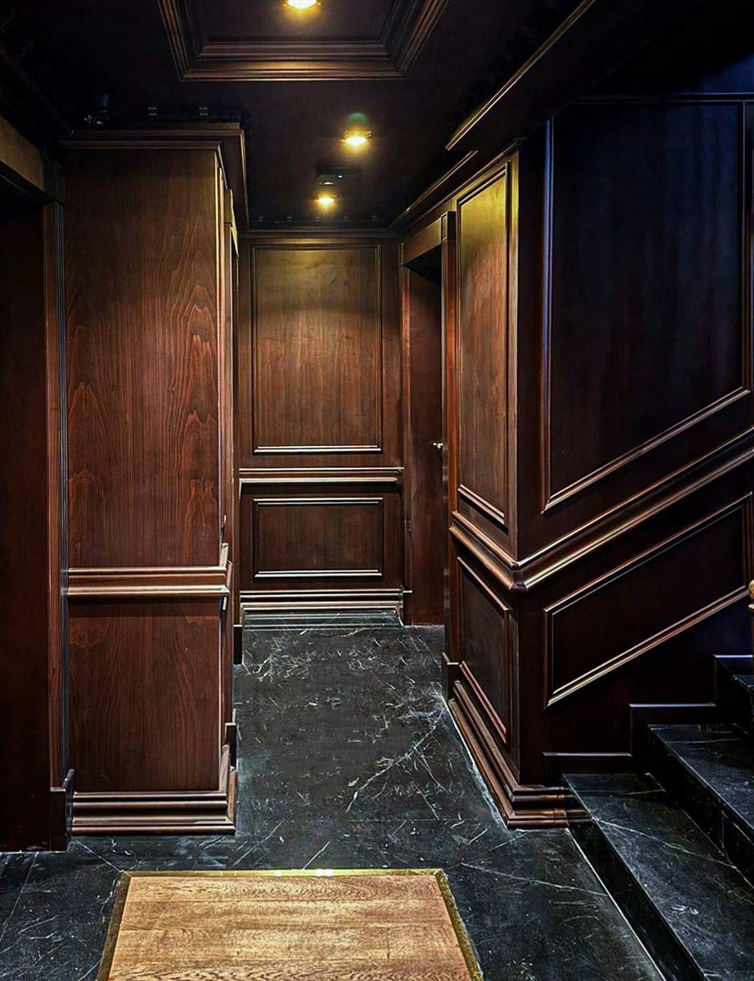 Timber corridor · Edited archive image